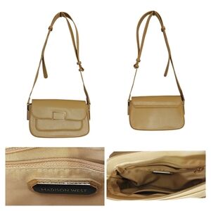 Madison West Tan Crossbody Bag